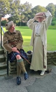 Just one of the stylish ladies' fashions on show at 1914 remembered events